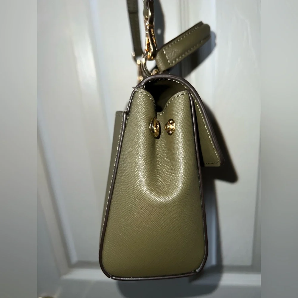 Michael Kors OLIVE Ava Extra Small Saffiano Leather Crossbody Bag - Picture 5 of 9